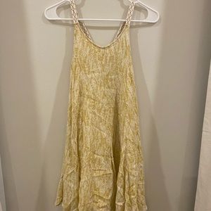 Yellow summer dress